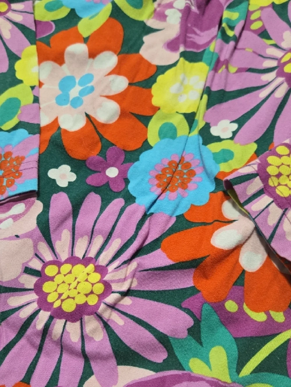 Hanna Andersson Bright Floral Tunic Size 6 Girl's 120